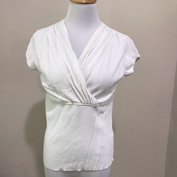 Vintage Carol E Little white top M - Picture 1 of 7